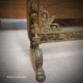 Pantalla-Chimenea-Motivos Vegetales-Bronce