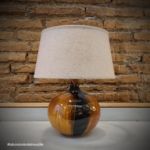 Pie pantalla ceramico-marrones