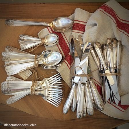 Cubiertos plata