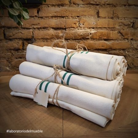 Paños-cocina-raya verde