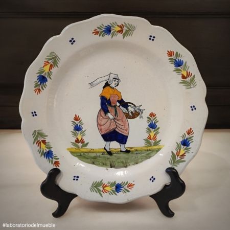 Plato antiguo Quimper