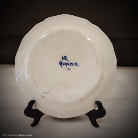 Plato con Escudo Henriot Quimper