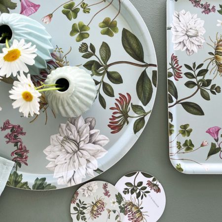 La bandeja para servir Flora Danica Atlas