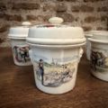 Conjunto tarros-Sarreguemines.