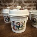 Conjunto tarros-Sarreguemines.