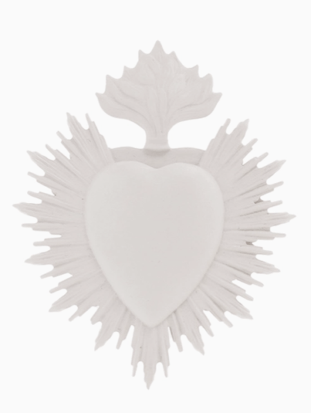 Ex-voto Corazón Jesús. Blanco