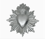 Ex-voto Corazón Jesús. Plata