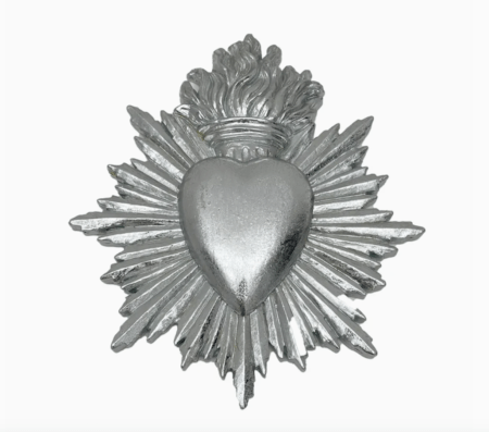 Ex-voto Corazón Jesús. Plata
