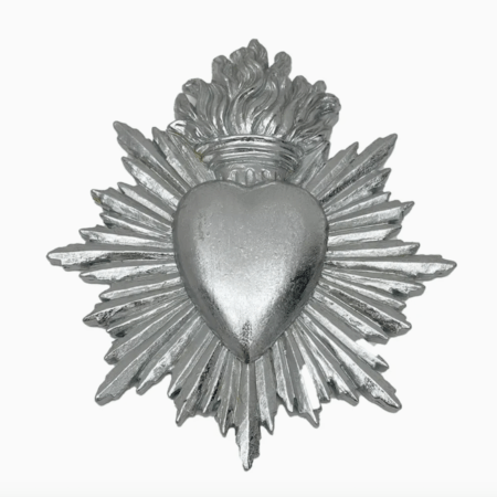 Ex-voto Corazón Jesús. Plata