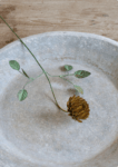 Flor Metal Golden Bloom