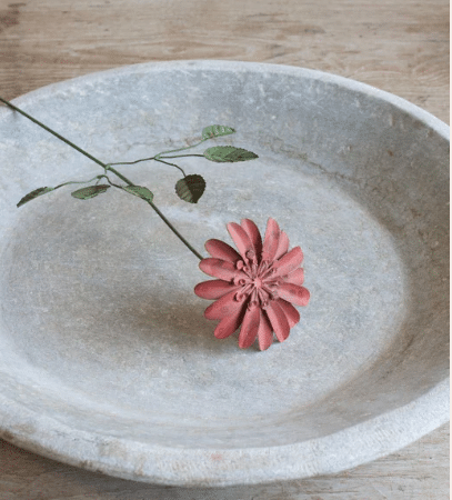 Flor metal Coral Bloom