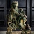 Pareja Morillos-Chimeneas-Bronce
